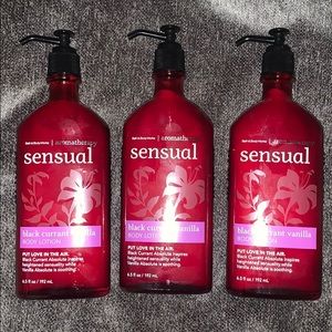 Bath Body Works Sensual Black Currant Vanilla Loti